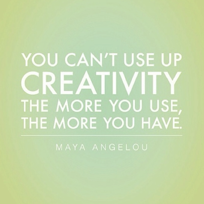 positive quotes, You can't use up creativity. The more you use the more you have.